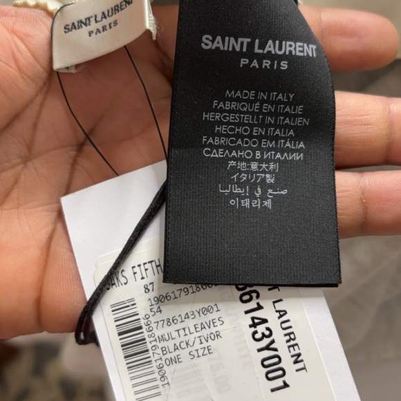 Saint Laurent silk scarf YSL - Picture 8 of 8